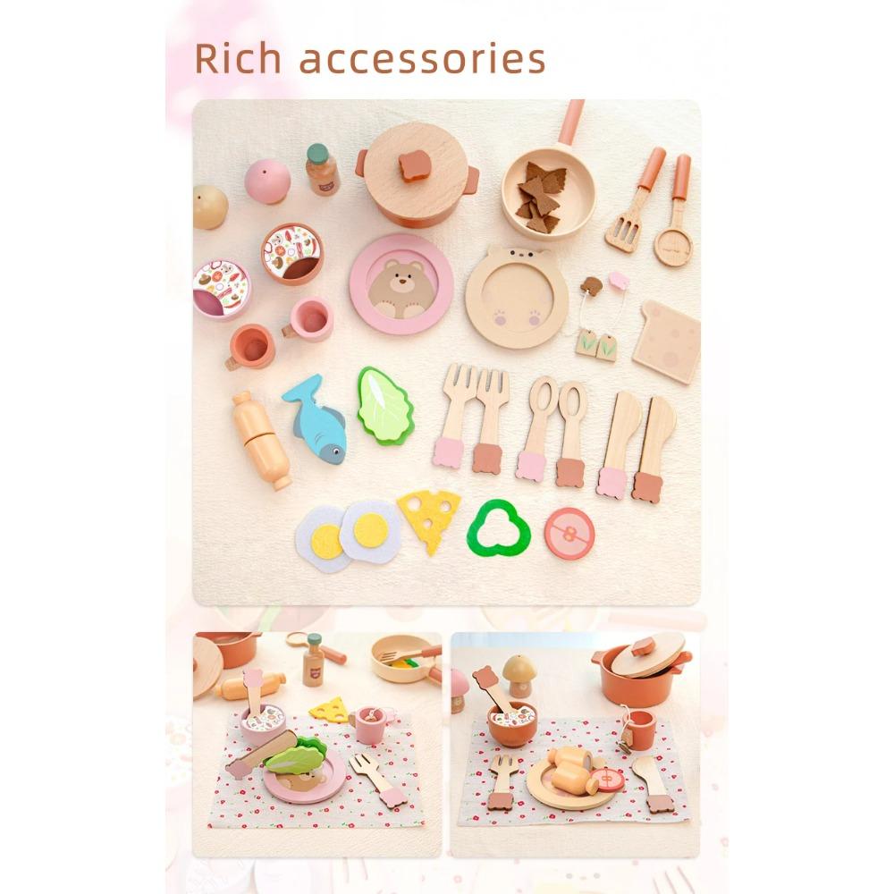 Children's Early Education Simulation, Cooking and Cooking, Mini Cookware Set, Play House Toys
