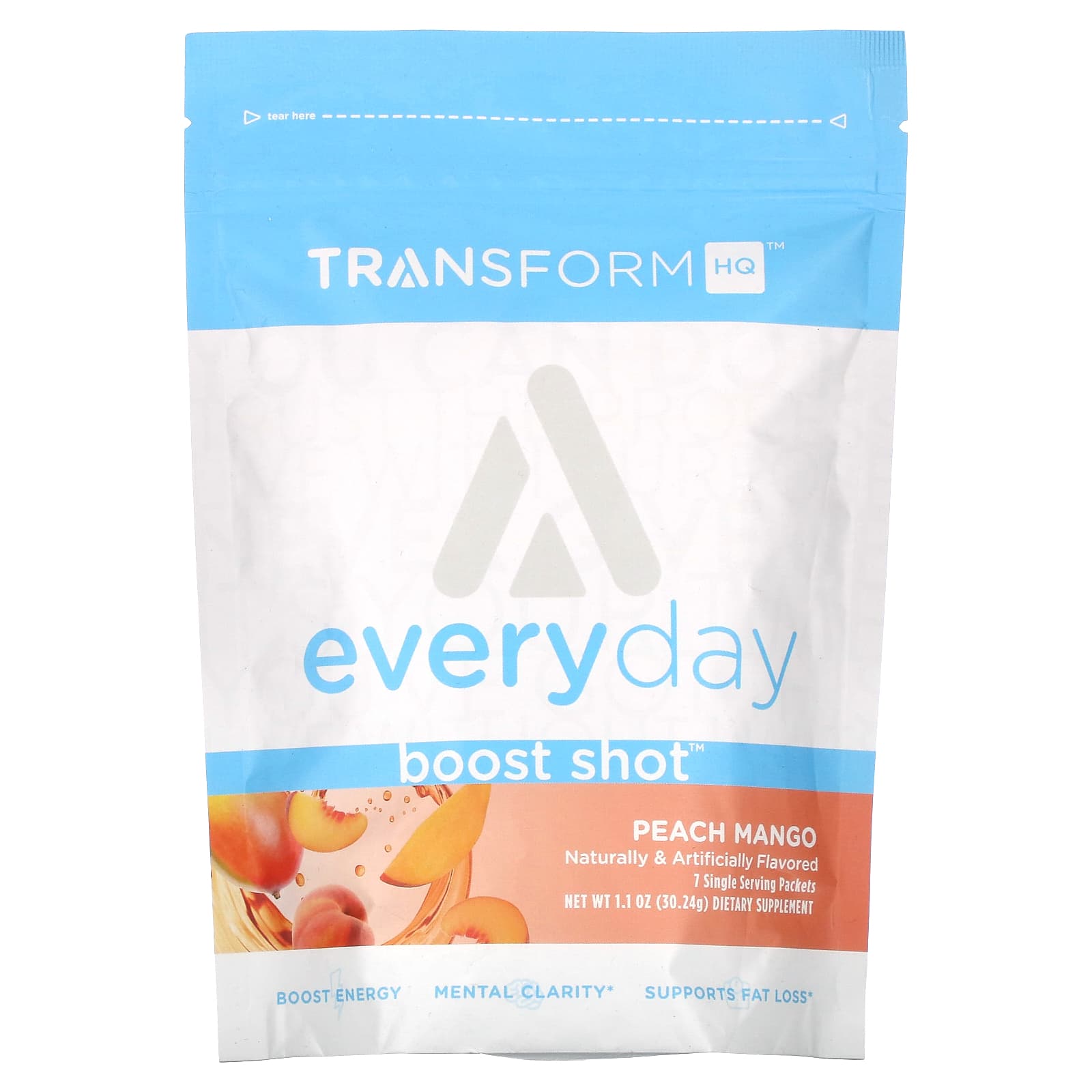 

Everyday, Boost Shot, Peach Mango, 30.24G(1.1Oz)
