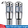 2Pcs Super Brigh T10 W5W 168 192 Led Tail Light White 3030 10SMD 12V Car Led Auto Lamp CANBUS NO Error Car Marker Parking Bulb