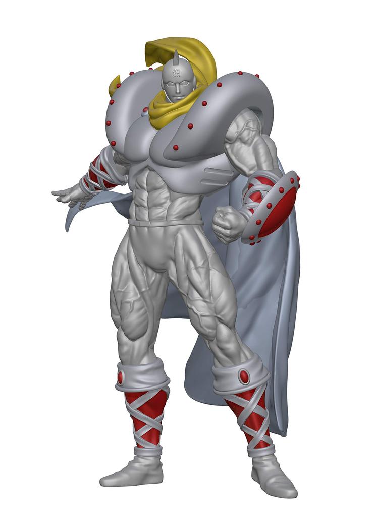 CCP Muscular Collection Silverman Original Work with Cape PVC Painted Complete Figure No.47