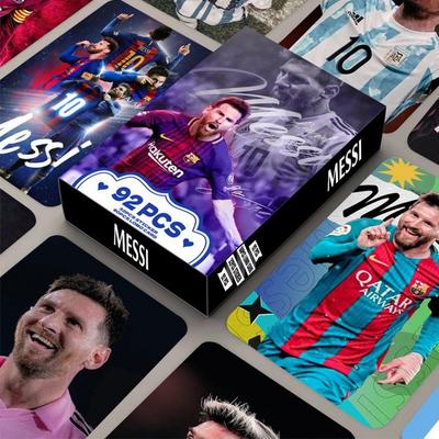 HGJB Soccer Player Soccer Star Photocard Character Photocard Goods Set of 92 (60 Photocards + 32 Stickers)