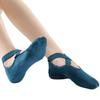 3 Pairs Bandage Yoga Socks For Women Pilates Ballet Dance Cotton Socks Non-Slip Sport Sock Gym Workout Slipper Running Grip Sock