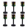 2pcs Set of Creative Household Traffic Light Lighthouse Models, Non-electric Style. Suitable As Home Desktop Ornaments