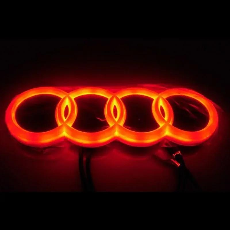For Audi A GB4D Refitted LED Lamp Car Front Grille Luggage Logo for AUDI A3 A4 A5 A6 A7 A8 S3 S4 S5 S6 S7 Q3 Q5 Q7 TT Decoration Accessories