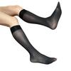 Men's Knee Highs Dress Socks Over the Calf Socks Business Work Socks Nylon Stockings Sheer Casual Socks Hosiery Gifts