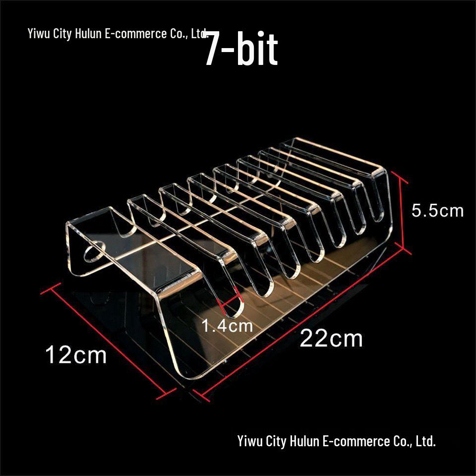 Transparent Acrylic Multi-Port Mobile Phone Charging Stand & Holder