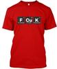Fcuk Periodic Table T-Shirt Made In the USA Size S To 5XL