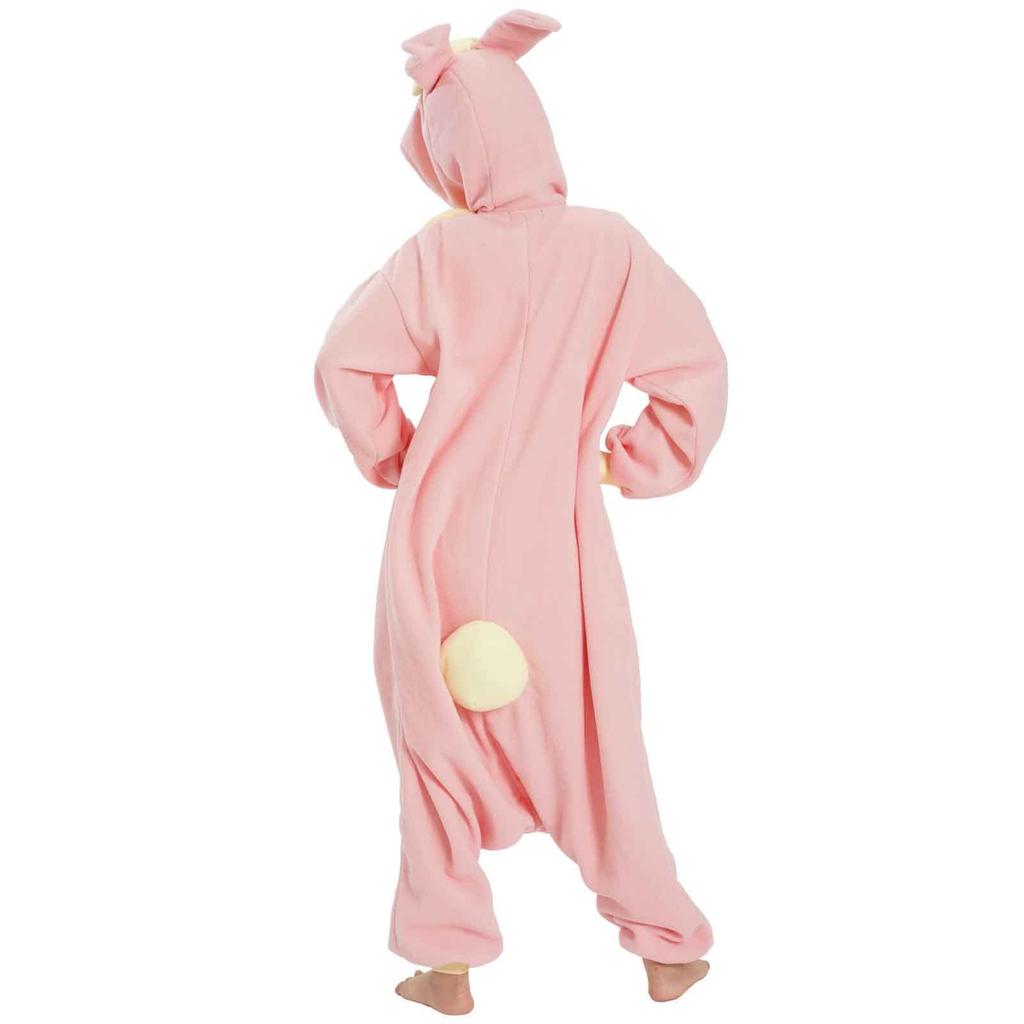 SAZAC Pink Rabbit Kigurumi (Adult) Fleece Animal Costume, 2933