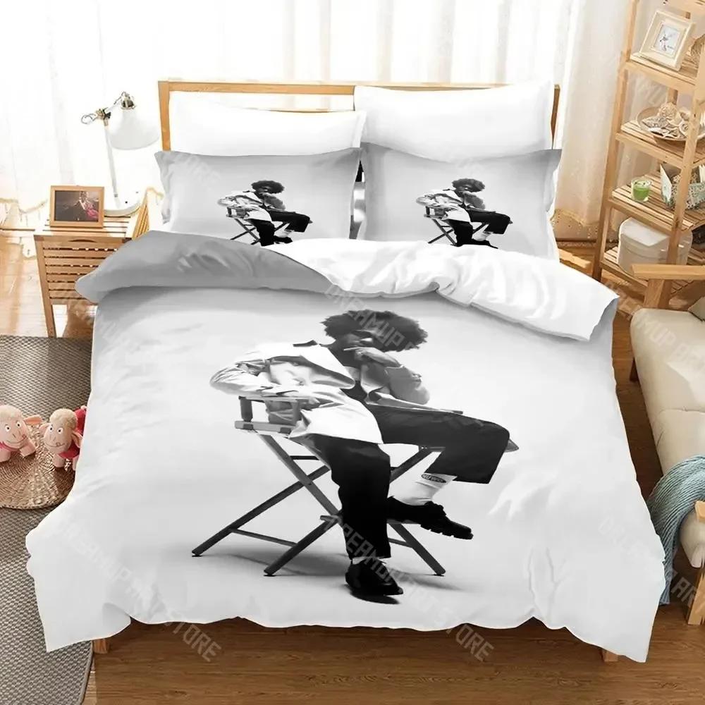 Brent Faiyaz Bedding Set Single Twin Full Queen King Size Bed Set Aldult Kid Bedroom Duvetcover Sets Anime