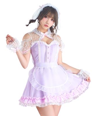 Clearstone Candy Bunny Cosplay Halloween Idol Meisje Paars Dames