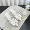 Fairy Style Pink Cool Slippers for Women's Summer  French Pointed Bow Hollow High Heels, Half Wrapped Women's Slippers