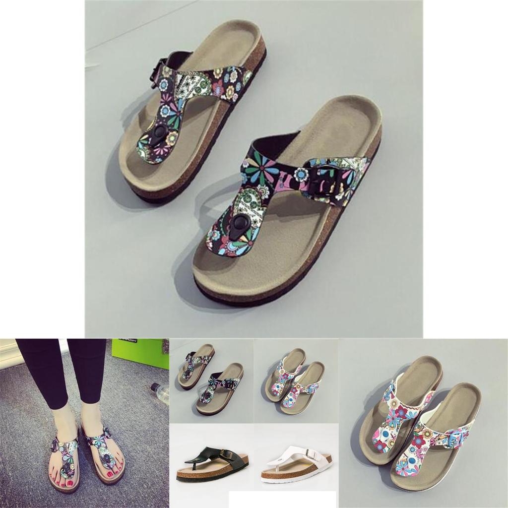 Versatile And Timeless 7 Colors Women Summer Beach Shoes Flat Non-slip Sandals
