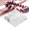3x3cm Crystal Pyramid White Energy Pyramid Positive Quartz Pyramid Decor  Home Ornament