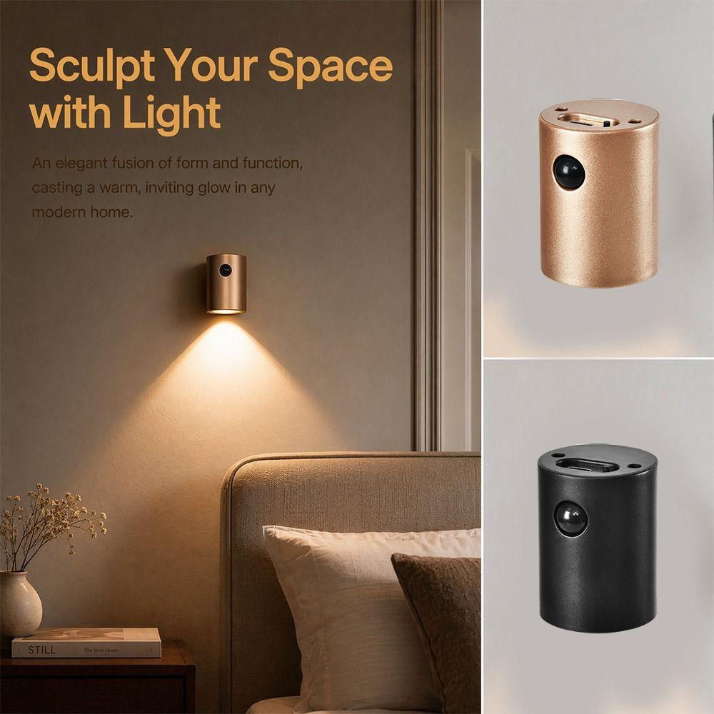 Atmosphere Light Human Body Sensing Wall Light Magnetic Motion Sensor Wall Lamp  Bedroom