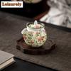 111ML Rose Handheld Teapot Traditional Tea Infuser Pot Household Tea Making Kettle With Filter Tableware Ornaments Supplies Gift