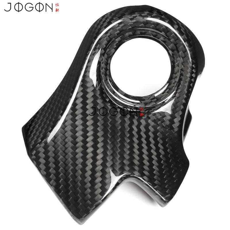 Dry Carbon Fiber Car Interior Start Stop Switch Button Frame Cover Trim Accessories For Lexus IS300 350 IS500 F Sport -2025