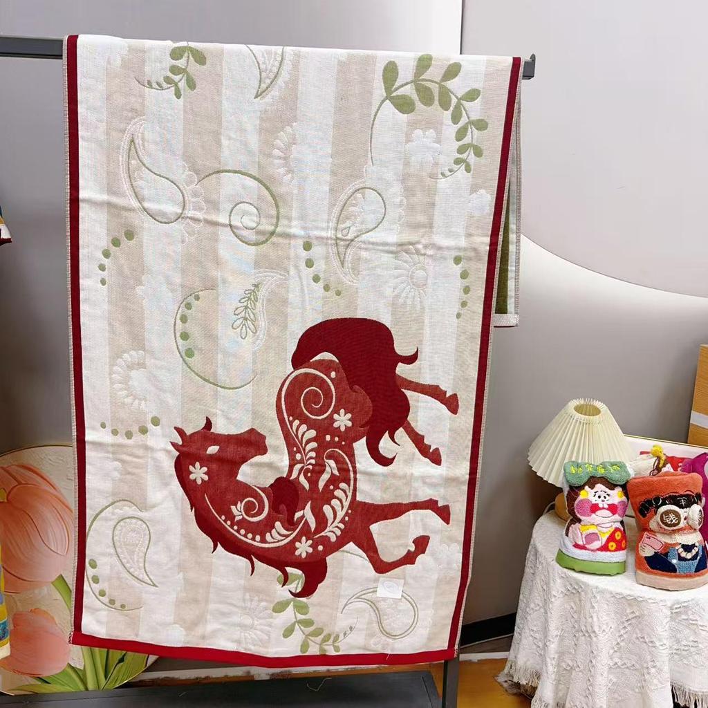 Pure Cotton Multi-Layer Gauze Blanket & Towel - Extra Large, Multipurpose use for Bath, Sofa, or Nap.