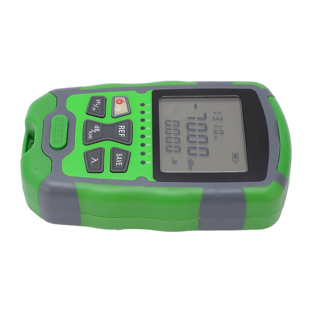 Optical Fiber Power Meter Optic Cable Tester ‑70 +10dbm Digital Display Rechargeable 20MW
