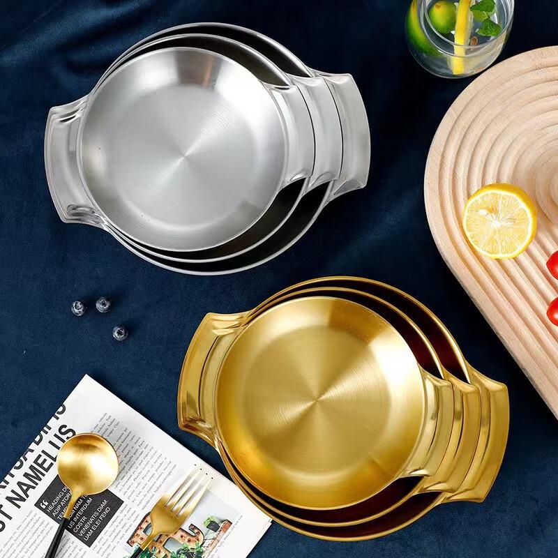 Ru Han 201 Stainless Steel Multi-purpose Deep Serving Pan