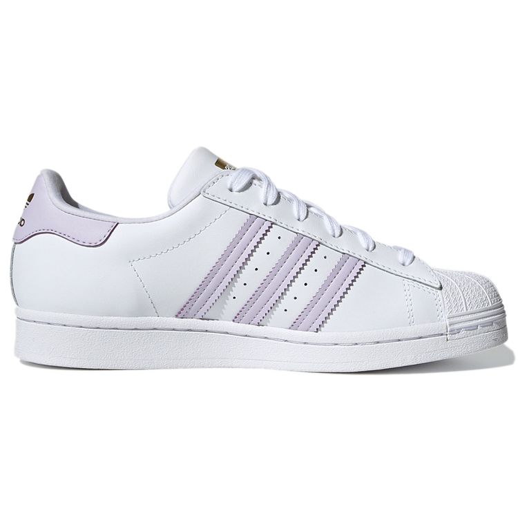 Adidas Superstar Weiß Lila Schimmer Damen Sneaker Wolkenweiß Mattgold GZ8143