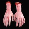 Scary Blood Bandage Broken Severed Hands Halloween Bloody Cloth Strips Haunted House Decorations Blood Gauze Bandage