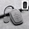 5 Buttons Car Remote Key Case Cover for Toyota Alphard Vellfire Sienna Alphard Previa RAV4 Leather Car Key Fob Protector Bag