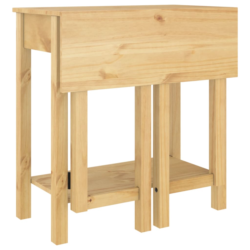 5 Piece Bar Set Solid Pine Wood