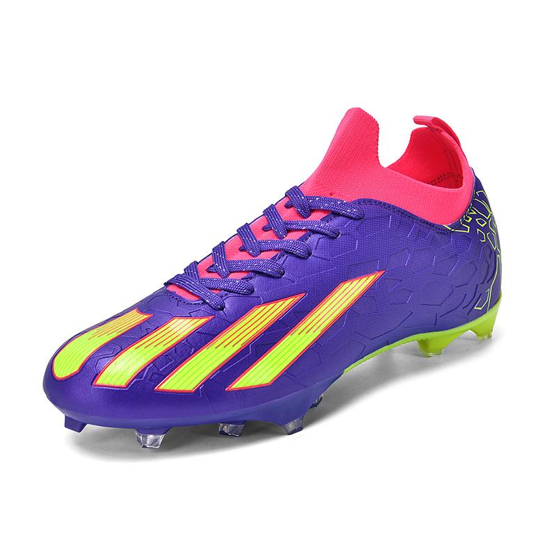 Football Boots Cleats Athletic Comfy Outdoor Kids Soccer Shoes Anti-slip Adult Lightweight Workout Match Grass Fresh Male