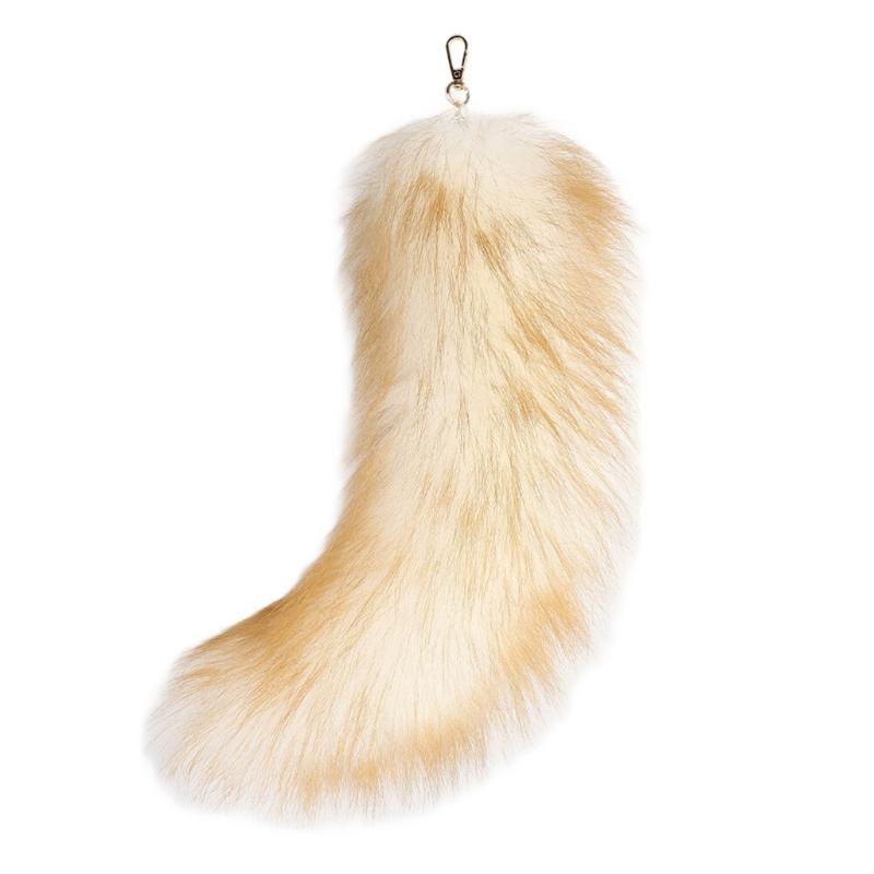Flexible Mask With Plush Tail DIY Crafting Supply Costume Accessory For Costume And Creative Dressing Up Event