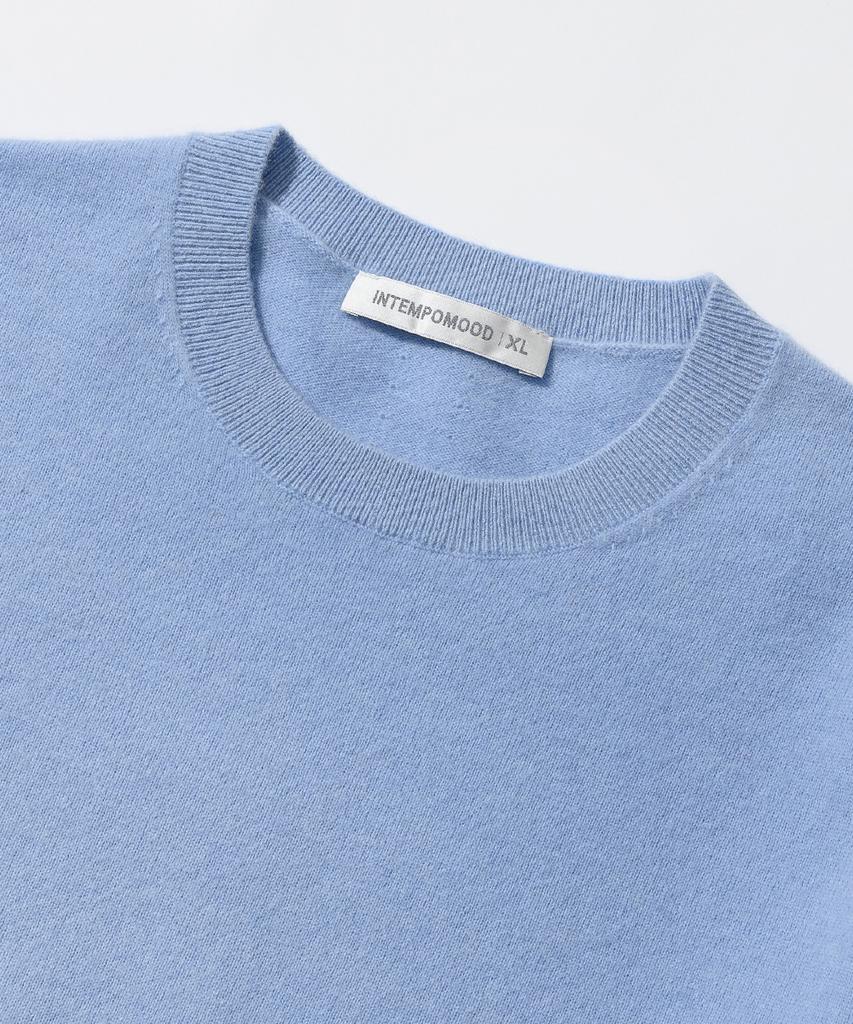 INTEMPOMOOD Boiled Wool Pullover: 7 Colors