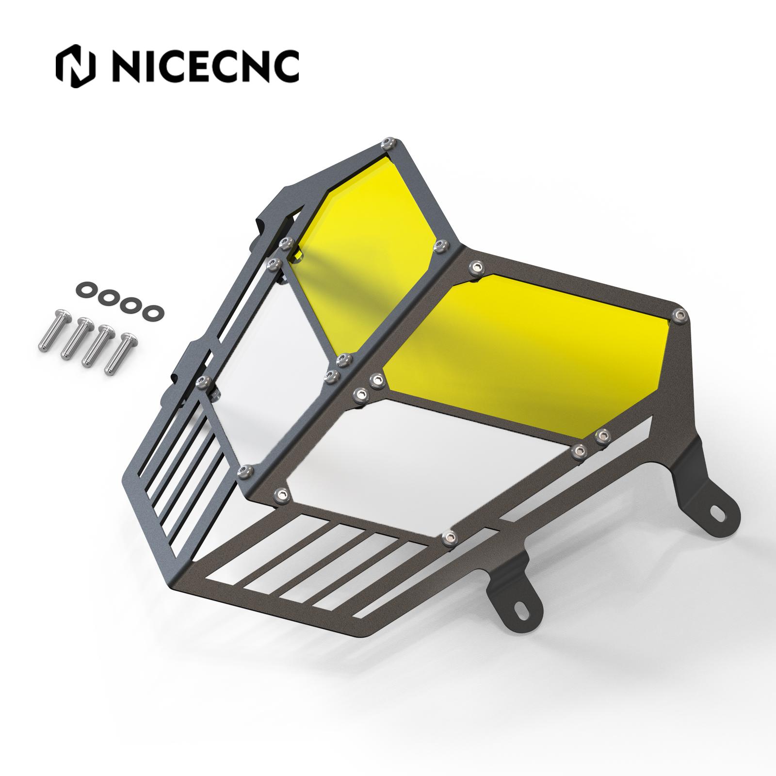 NICECNC For Yamaha Tenere 700 T700 2019-2024 Headlight Protector Cover Motorcycle For Yamaha Tenere 700 Accessories чёрный