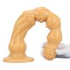47*7cm Jumbo Pull Bead Anal Plug with Suction Cup - Long Bumps Threaded Octopus Expander