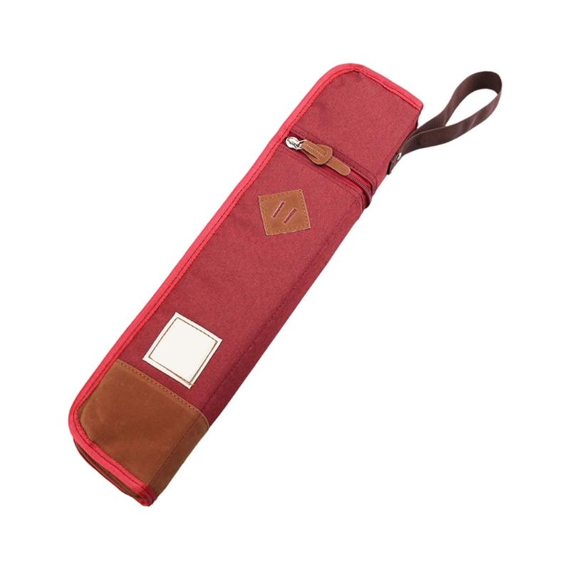 Music Drum Sticks Pouch Drumsticks Bag Drum Sticks Case Perfect for Music Enthusiasts and Studio Recording Session