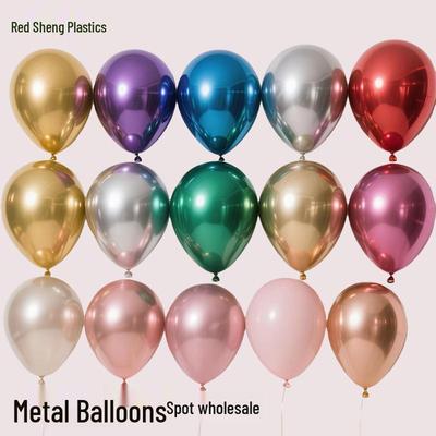 Metallische Heliumballons: 10'' & 12'' für Hochzeiten, Geburtstage & Partys