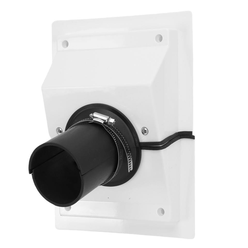 HVAC Wall Penetration Line Set Cover Kit Plastic Split AC Line Set Wall Cover with Soft Gasket for Indoor Outdoor Conditioner