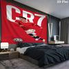 CR7 Wall Tapestry Aesthetic Wall Hanging Printed Fabric Blanket Decorative Tapestries for Bedroom Living Room Home Decor