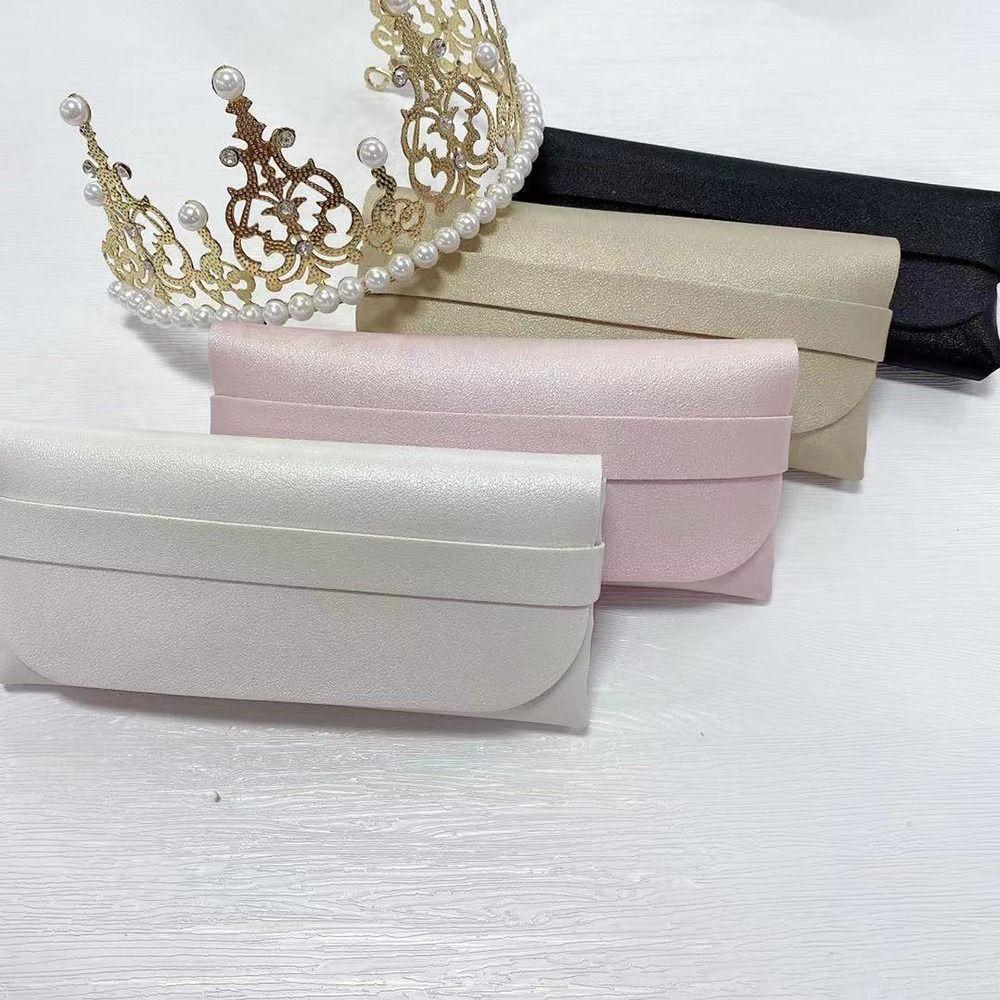 PU Leather Glasses Case Waterproof Eyeglasses Case Fashion Sunglasses Pouch  Eyewear Accessories
