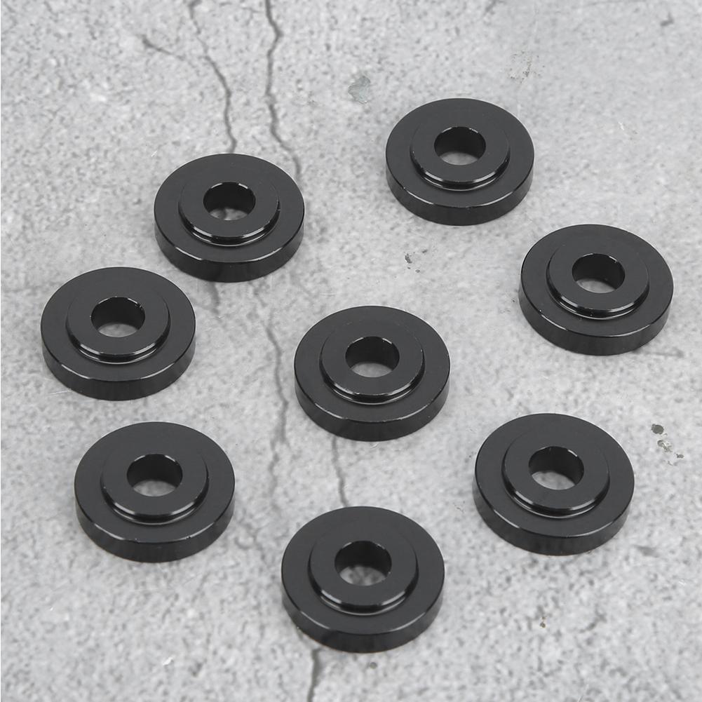 8pcs Aluminum Auto Car Shifter Bushing Set Kit Fits for Honda Civic AcuraBlack