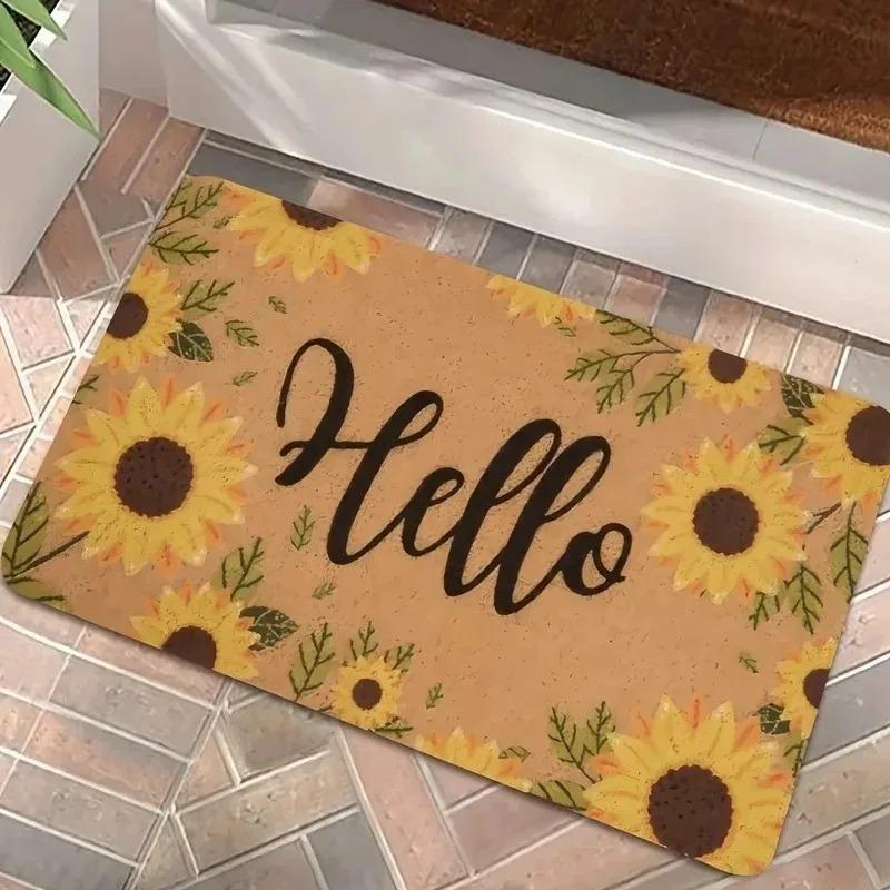 1PC Pink Leopard Pattern Kitchen Rug Non-Slip Door Mats Pop Design Bathroom Rug Bath Mat Carpet for Home Sink Laundry Decor