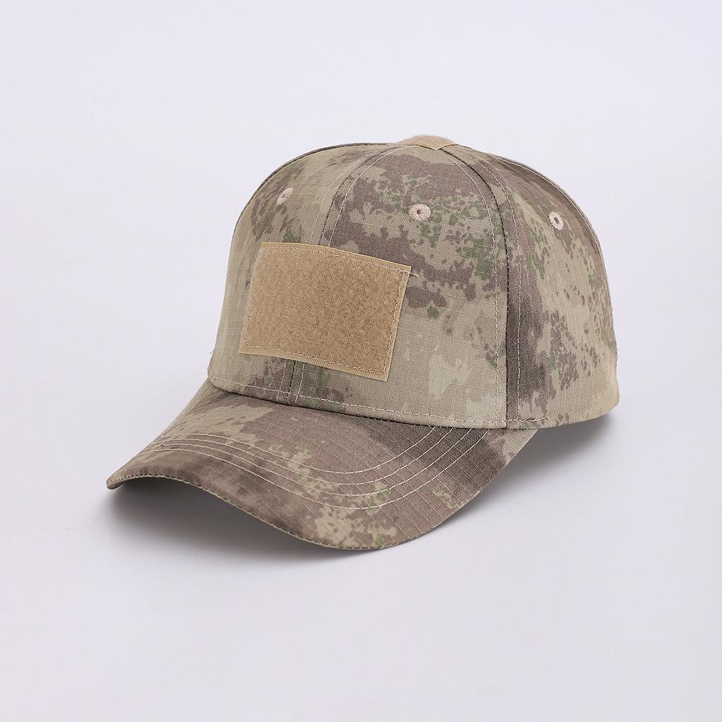 Military Fans Outdoor High-Quality Python Velcro Baseball Cap Men'S Tactical Camouflage Hat Sports Mesh Cap
