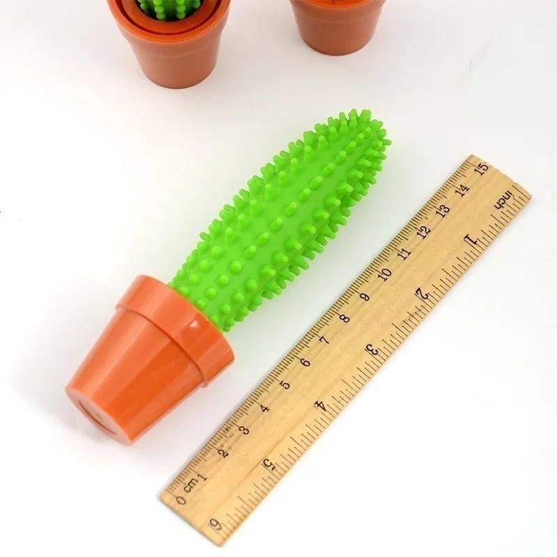1Pc Creative Novelty Cartoon Cactus Ball Point Pen Student Teacher Writing Ball Point Pen Stationery
