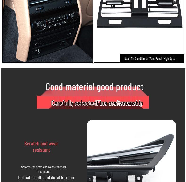 Compatible Air Conditioning Vent Panel Frame for BMW 7 Series F01/F02 Rear Row