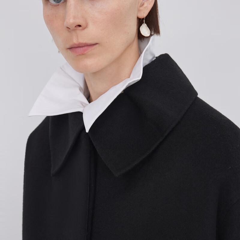 LESS 2023 Winter Merino Wool Blend Double-Faced Jacket