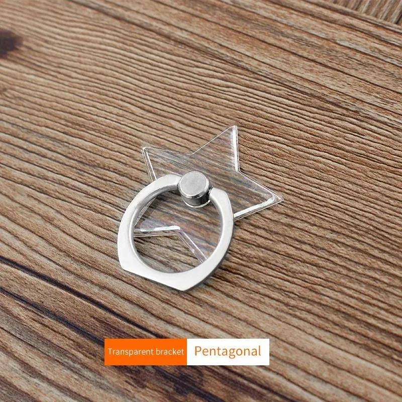 Przezroczysty Uchwyt Pierścień do Telefonu Stojak, Pierścień na Palec Stojak do Telefonu Komórkowego Tabletu Akcesoria do Etui dla iPhone Samsung