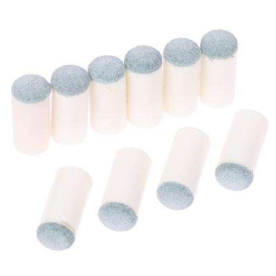 10Pcs 10Mm Slip-On Billiards Cue Tips Protector Pool Cue Stick Entertainment Billiard Replacement Stick Tip Accessories