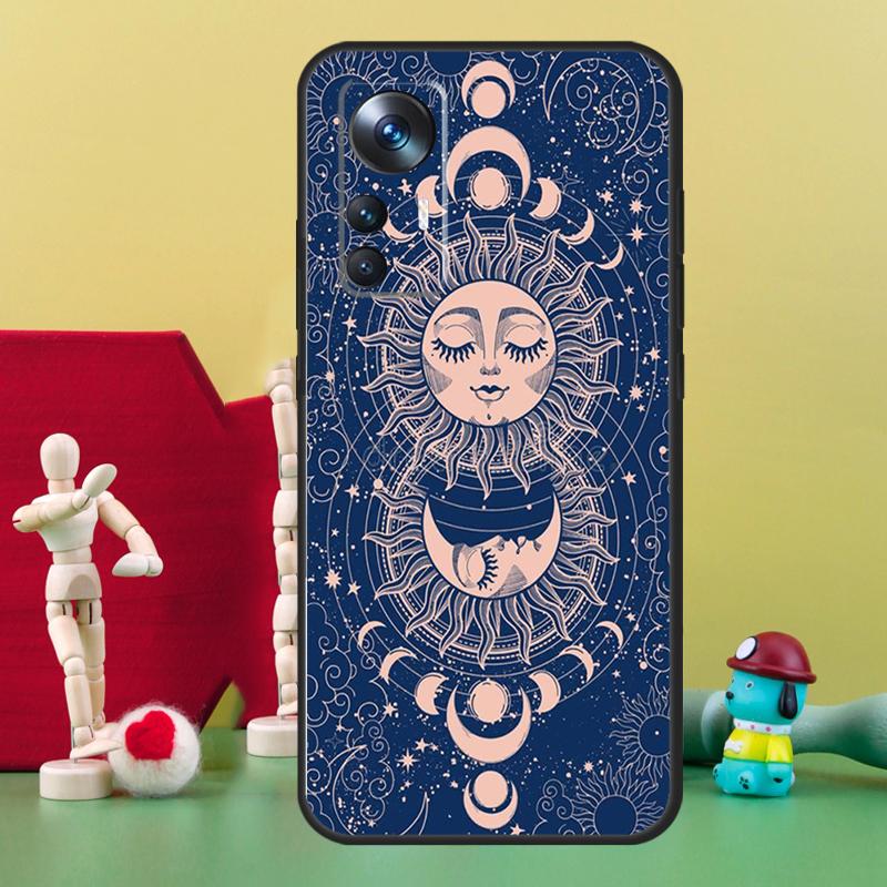 Sun Moon Face Case For POCO X5 X4 X3 F5 Pro M4 F4 GT C40 F3 Cover For Xiaomi 11T 12T Pro 13 11 12 Lite