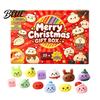 Soft Squeeze Toys Box with Advent Calendar Christmas Toy for Anxiety 24-Day Countdown Mini Stress