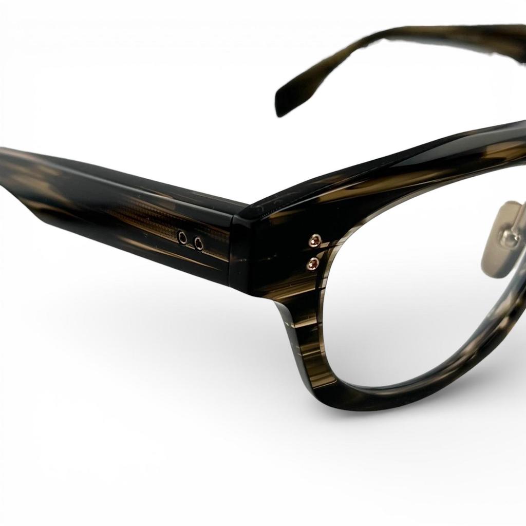 Excellent DITA Glasses RADIHACKER brown marble Women DTX726 Used