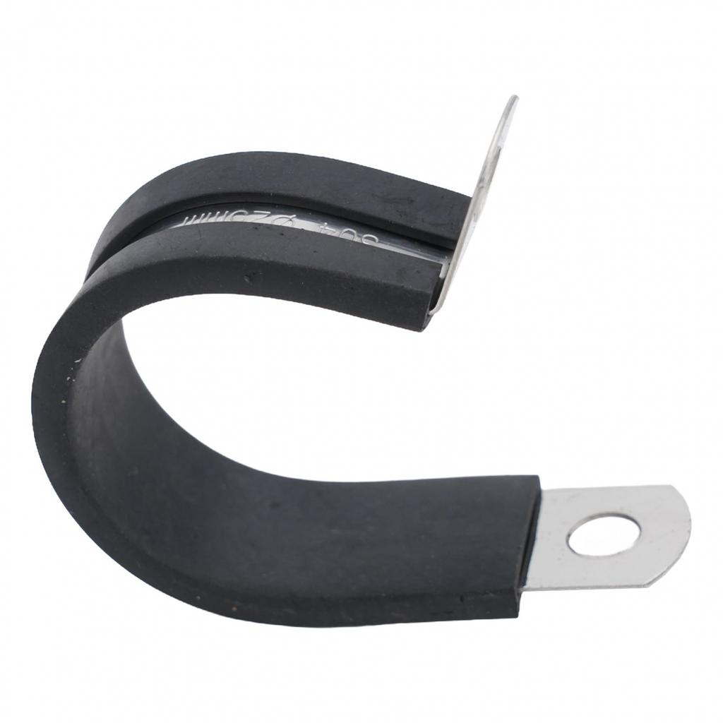 10 stücke Edelstahl Gummi Ausgekleidet P Schlauch Rohr Klemmen Kabel Montage Clips Draht