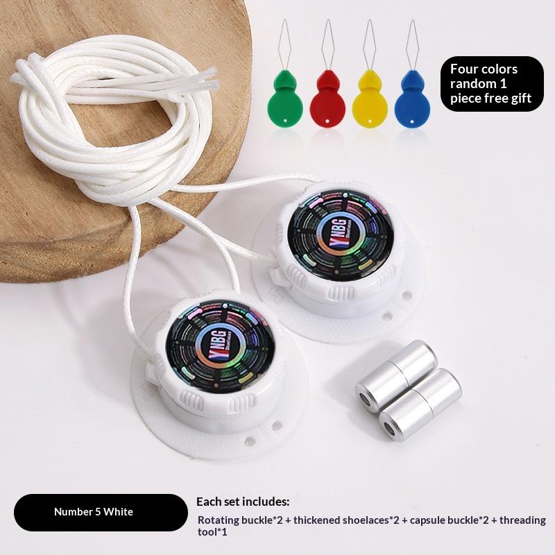 1/3 Sets Lace-Free Swivel Buckle Sports Shoe Laces For Men And Women Casual Lazy Shoes Lace Diy Accessories
